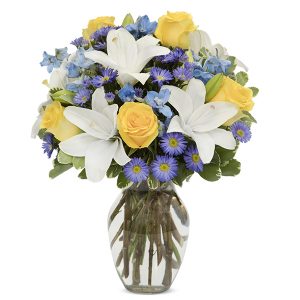 Bright Blue Skies Bouquet