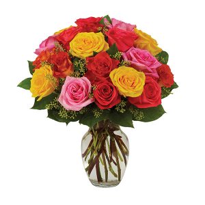 ASSORTED ROSES - BRIGHT