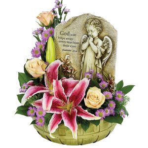 Praying Angel Basket