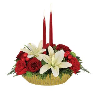 Bright Holiday Wishes Centerpiece