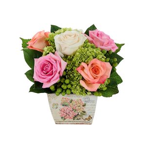 Rose & Hydrangea Garden Bouquet