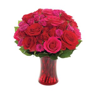 Radiant Red Romance Bouquet