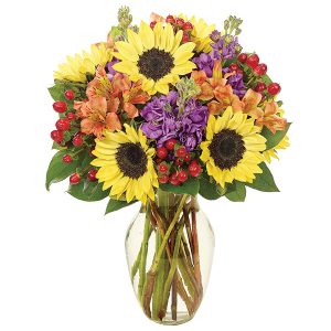 Fall Sunflower Brilliance Bouquet