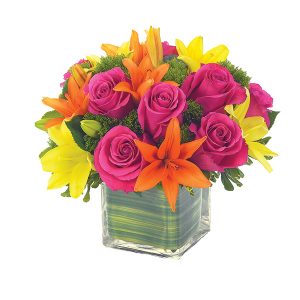 Lovely Lily & Rose Celebration Bouquet